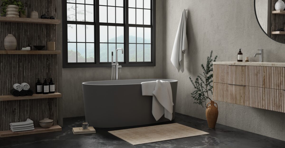Freestanding Bathtub BW-08-GRY