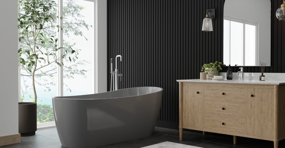 Freestanding Bathtub BW-09-GRY