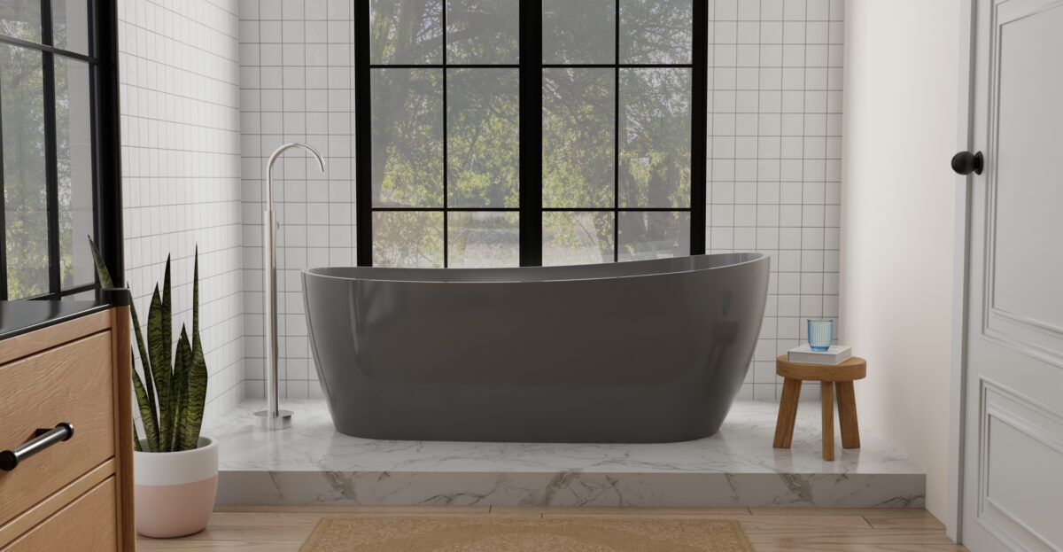 Freestanding Bathtub BW-09-GRY