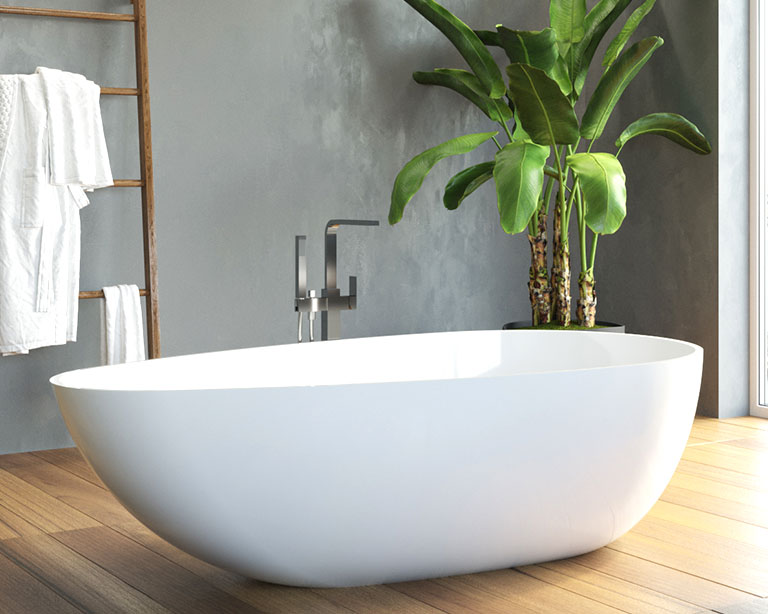 Extra Extra Large Freestanding Bathtub Model BW01XXL Badeloft USA