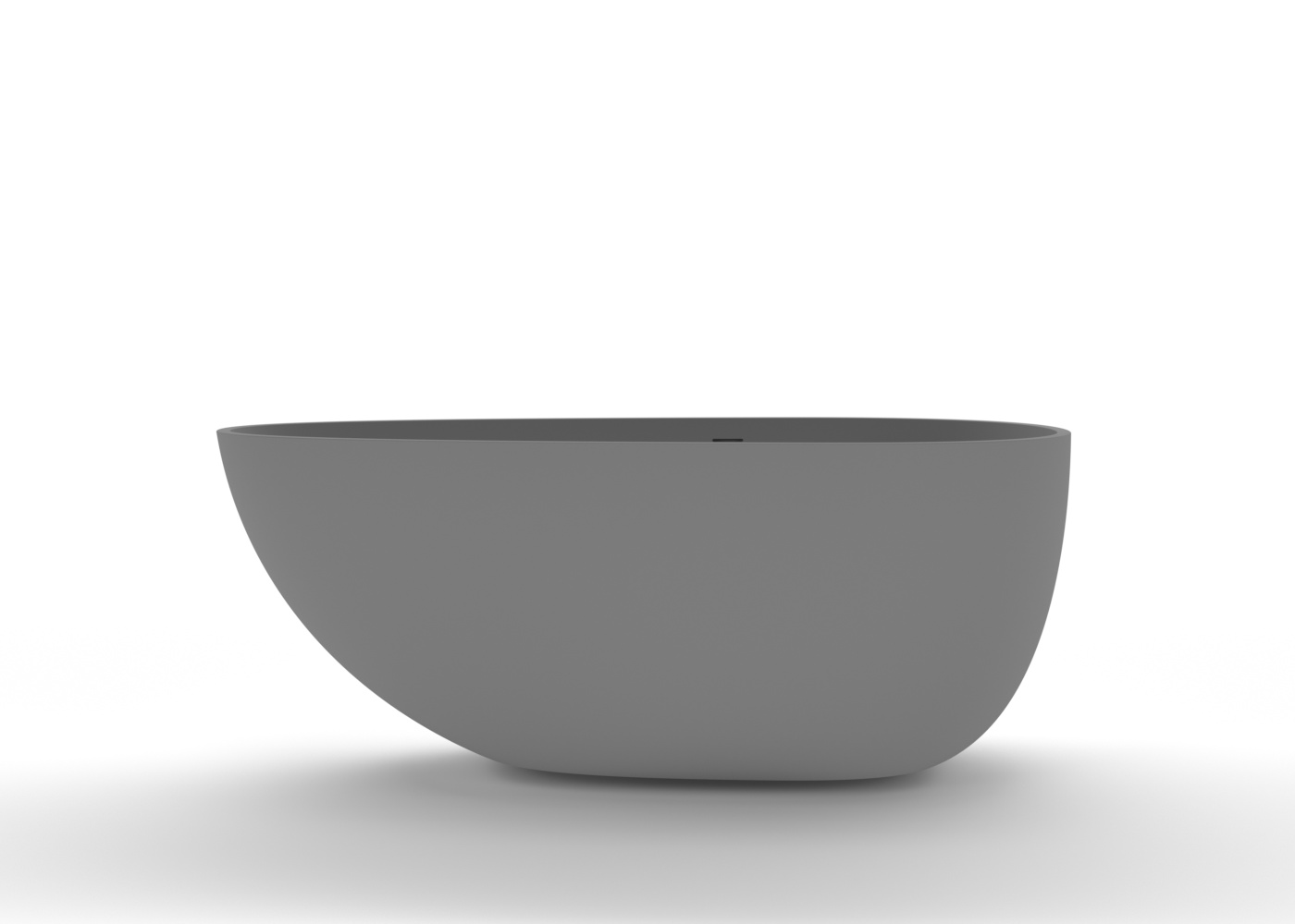Small Grey Freestanding Tub Model BW01SGRY Badeloft USA