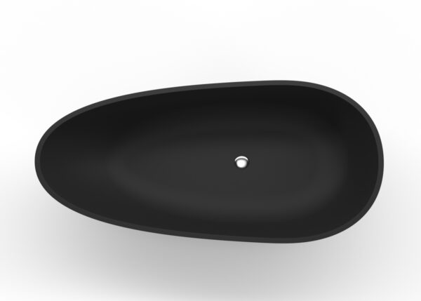 Freestanding Bathtub Bathtub-01-XL-Black Top View