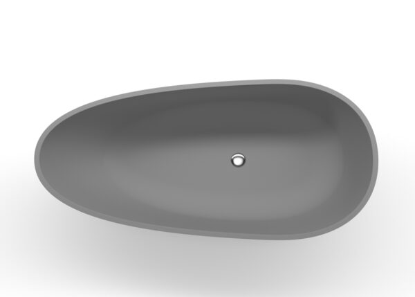 Freestanding Bathtub Bathtub-01-XL-Grey Top View