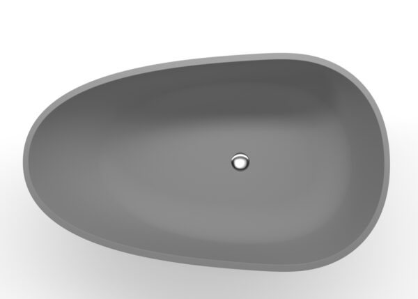 Freestanding Bathtub Bathtub-01-XXL-Grey Top View