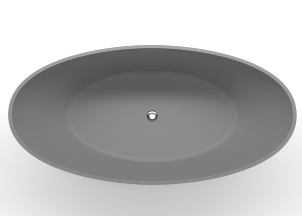 Freestanding Bathtub Bathtub-03-XL-Grey Top View