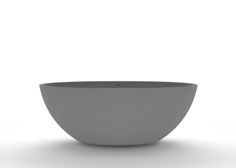 Gray Freestanding Tub BW04 LGRY Badeloft USA