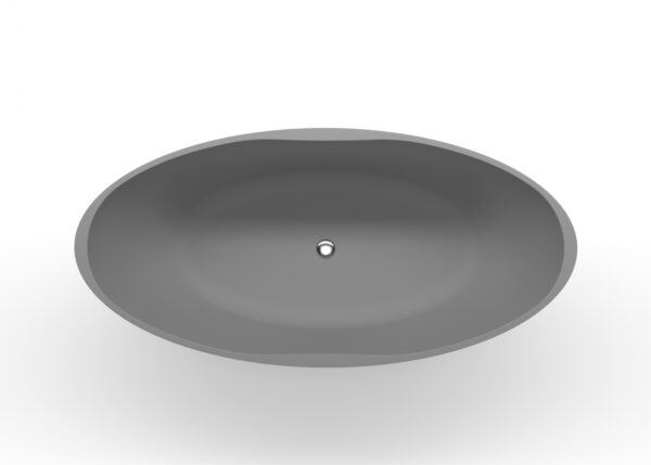 Freestanding Bathtub Bathtub-04-XL-Grey Top View