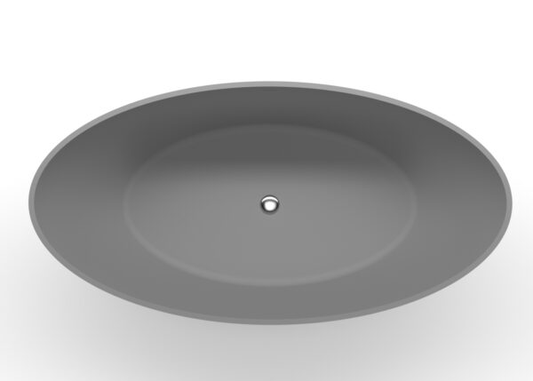 Freestanding Bathtub Bathtub-05-XL-Grey Top View