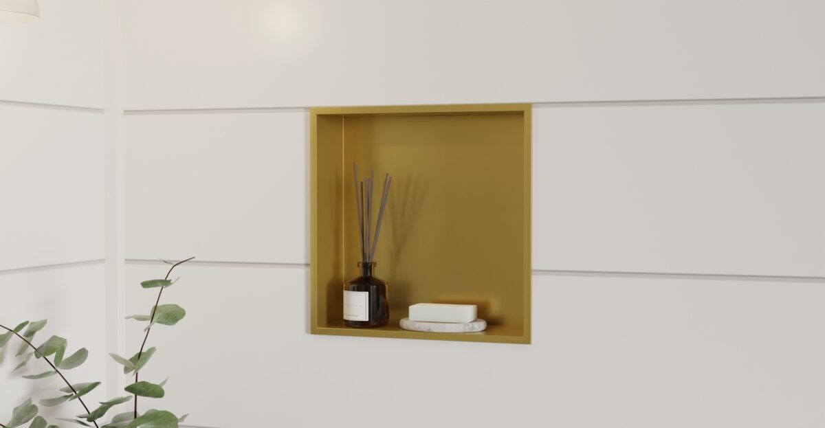 White Shower / Bathtub Niche NS-01
