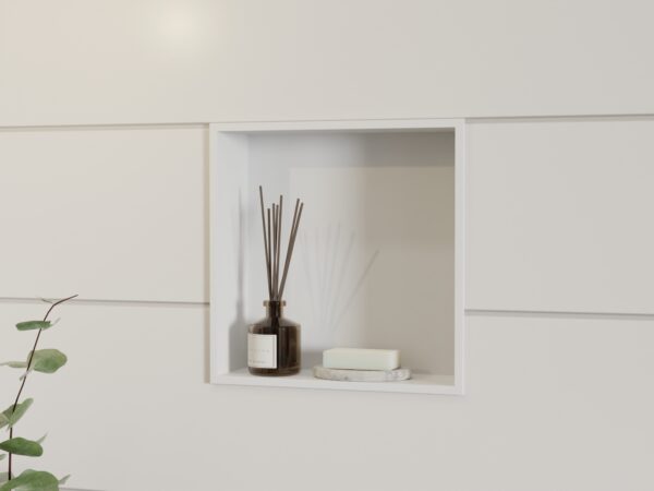 White Shower / Bathtub Niche NS-01