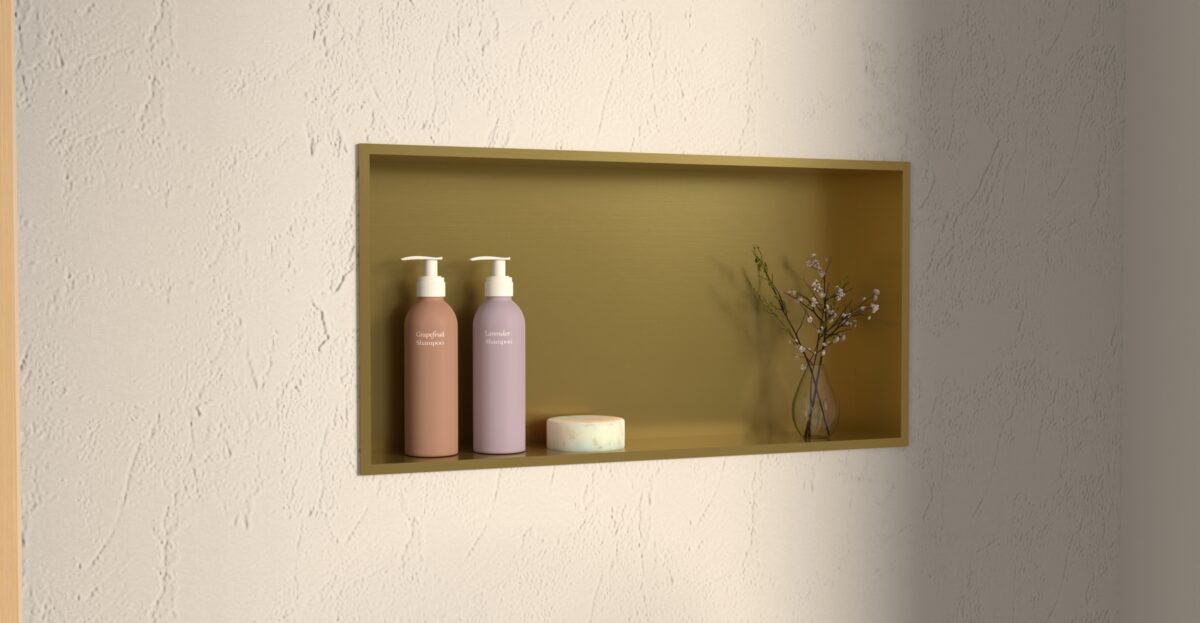 White Shower / Bathtub Niche NS-03