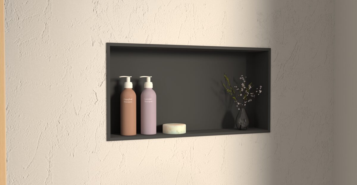 White Shower / Bathtub Niche NS-03