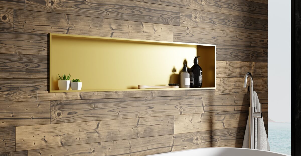 White Shower / Bathtub Niche NS-04