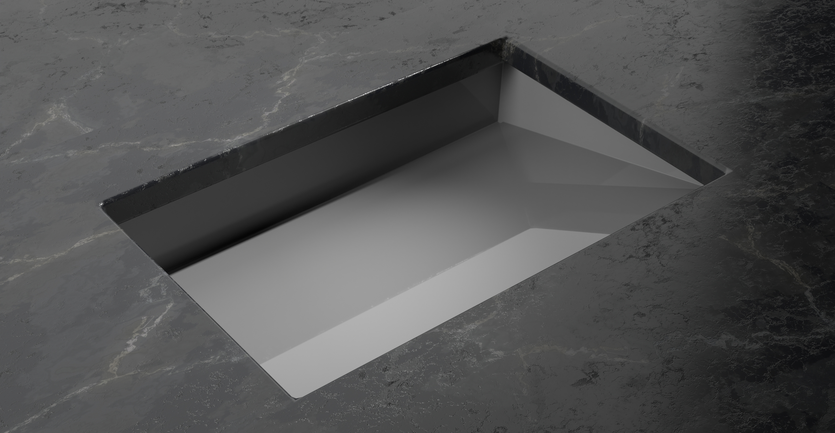 Undermount Ramp Sink UB-04-L