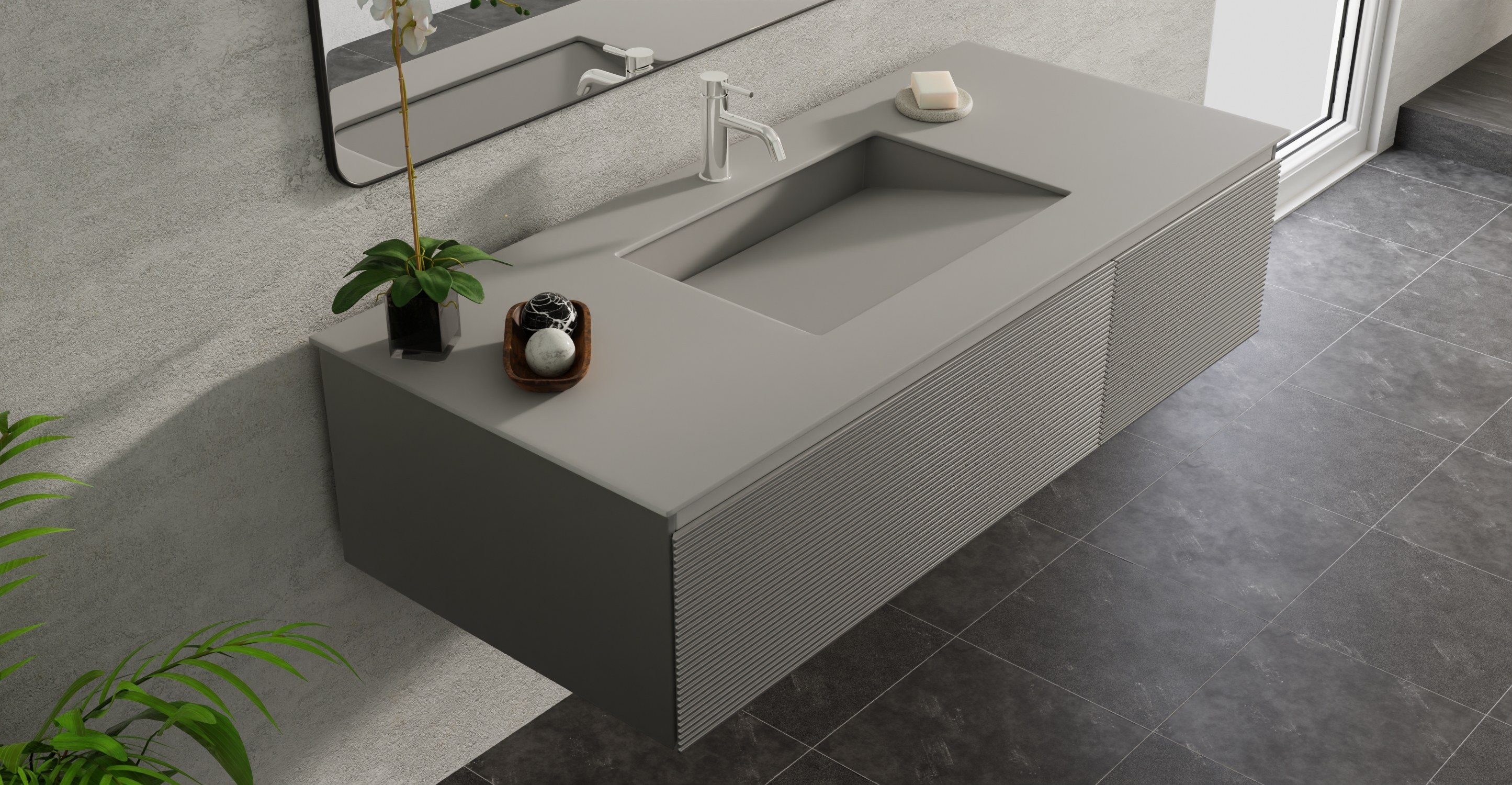 Undermount Ramp Sink UB-04-L