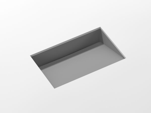 Undermount Ramp Sink UB-04-L-GRY