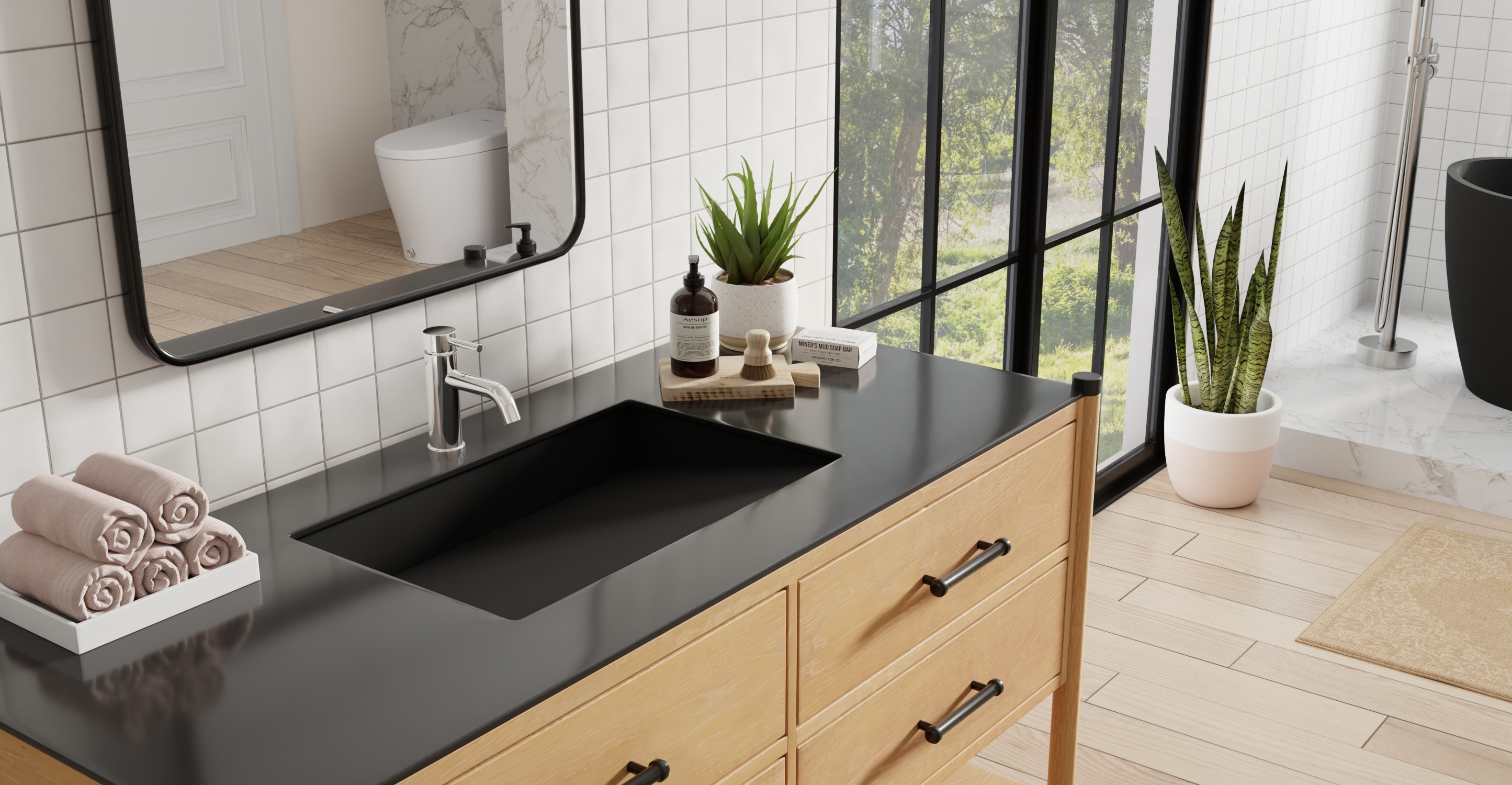Undermount Ramp Sink UB-04-L
