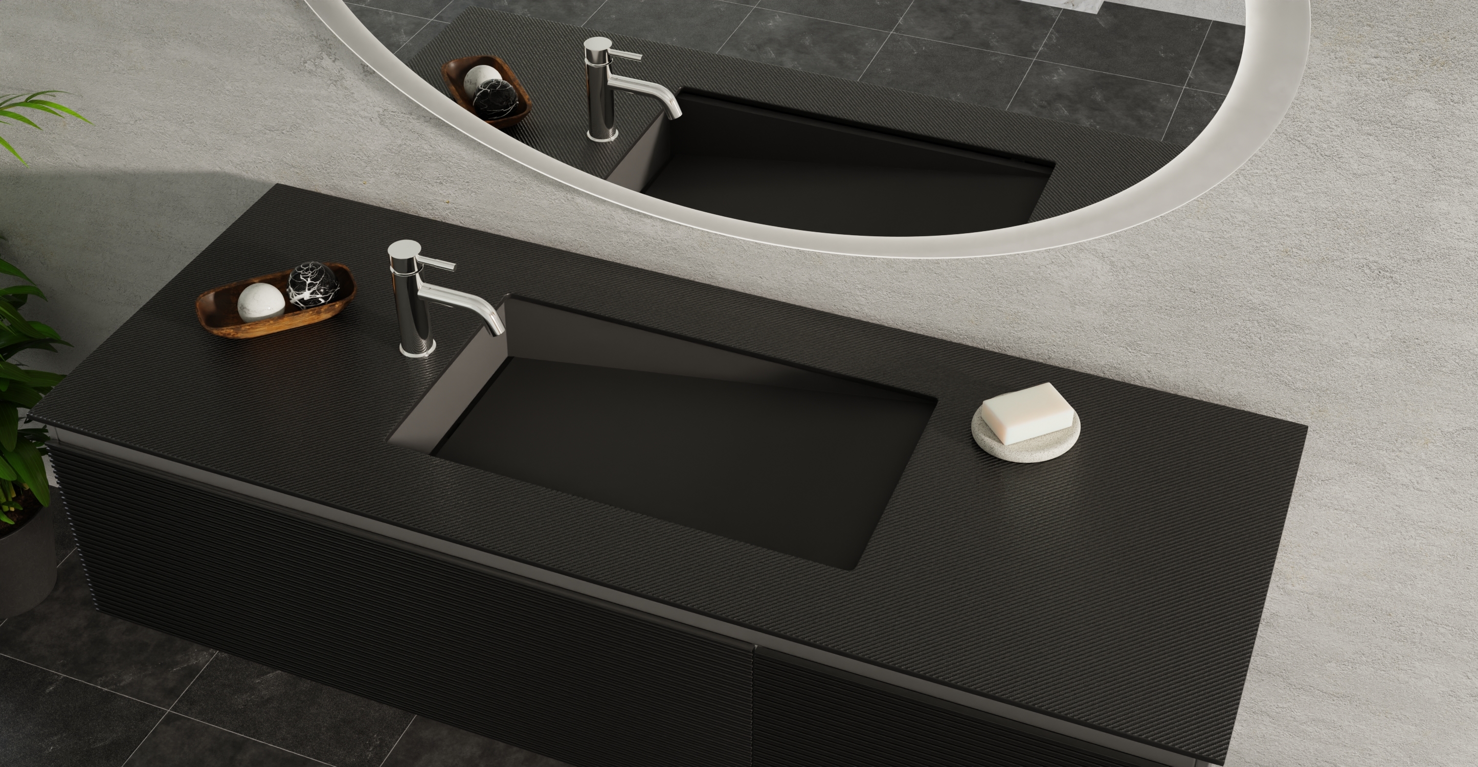Undermount Ramp Sink UB-04-RL
