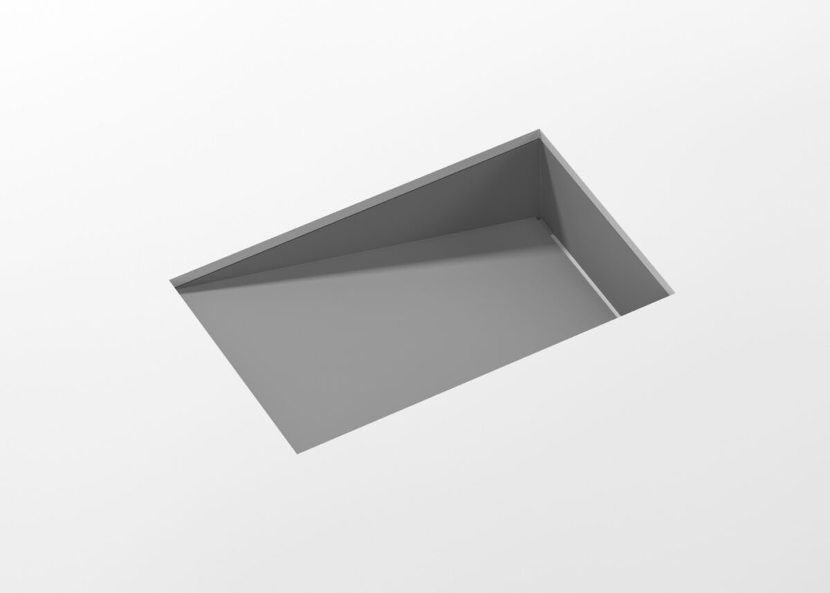 Undermount Ramp Sink UB-04-RL-GRY