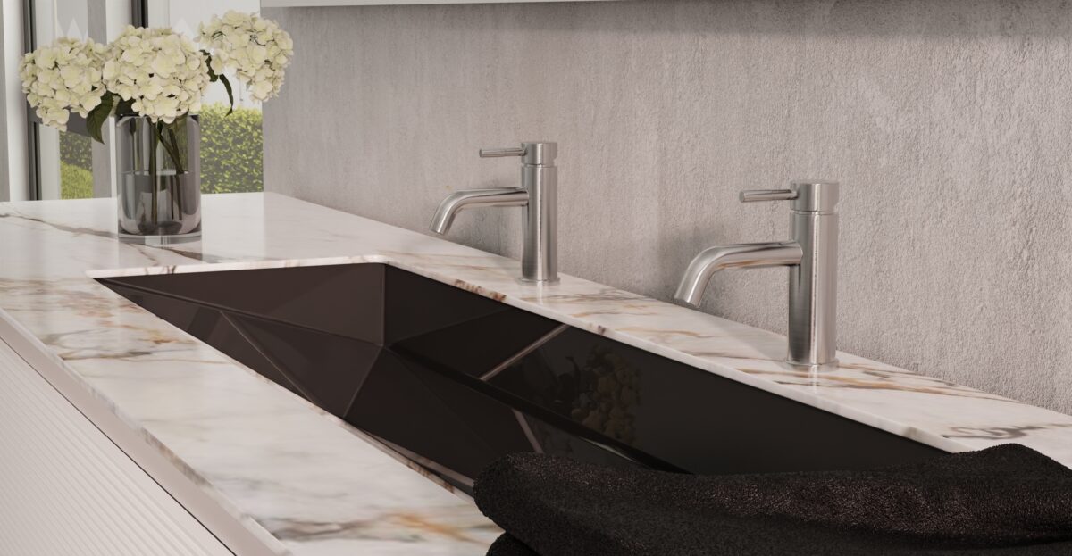 Undermount Ramp Sink UB-04-XL-BLK