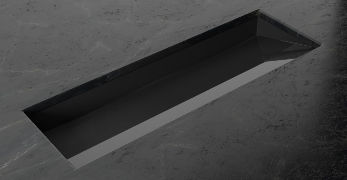 Undermount Ramp Sink UB-04-XL-BLK
