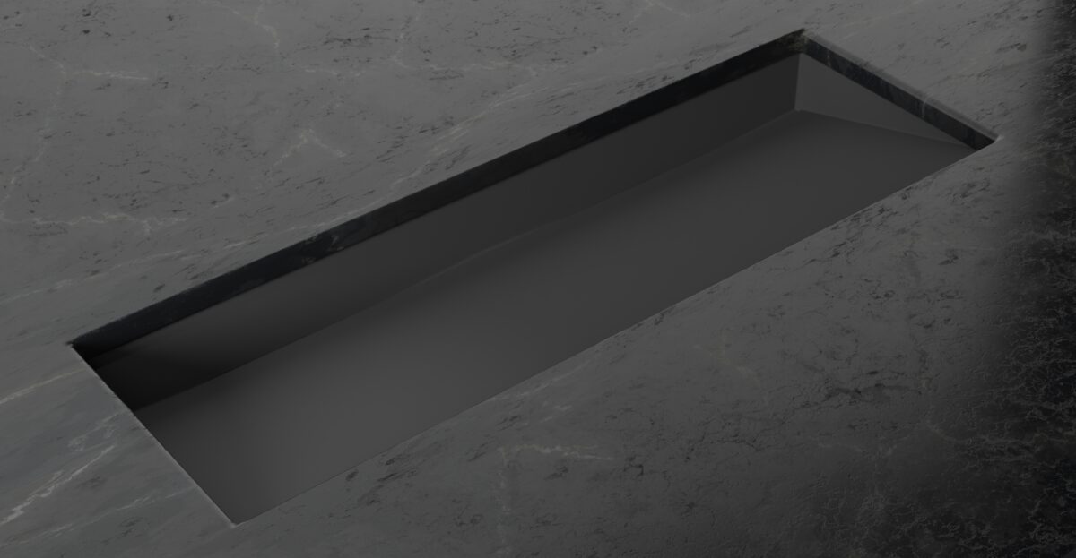 Undermount Ramp Sink UB-04-XL-BLK