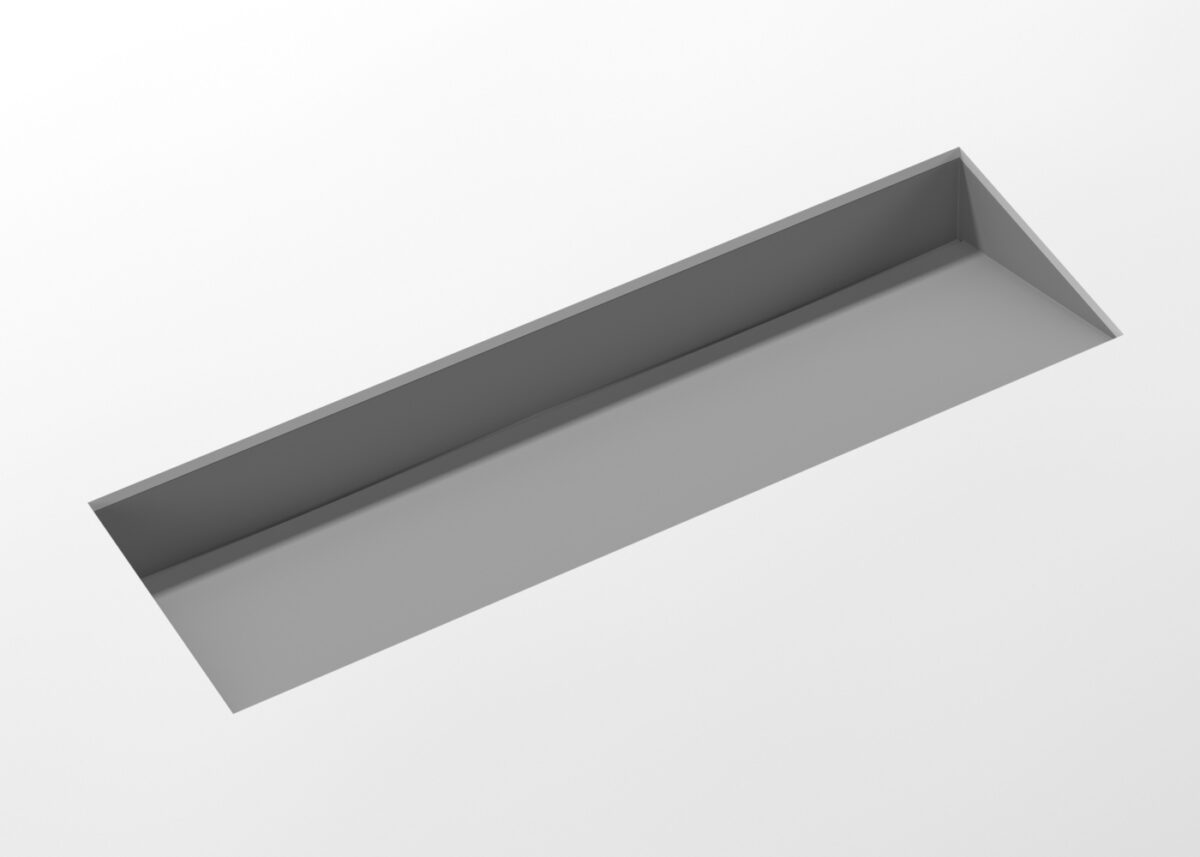 Undermount Ramp Sink UB-04-XL-GRY