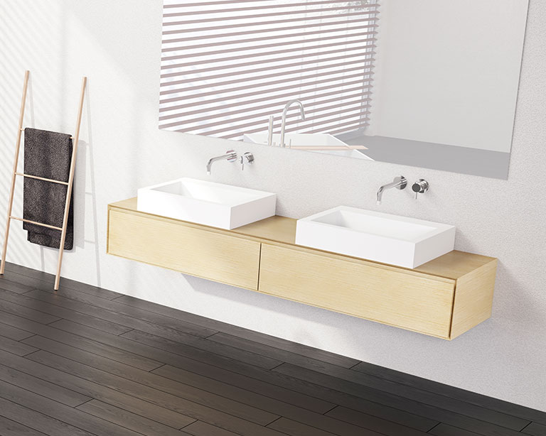 Small Countertop Sink Model WB05M Badeloft USA