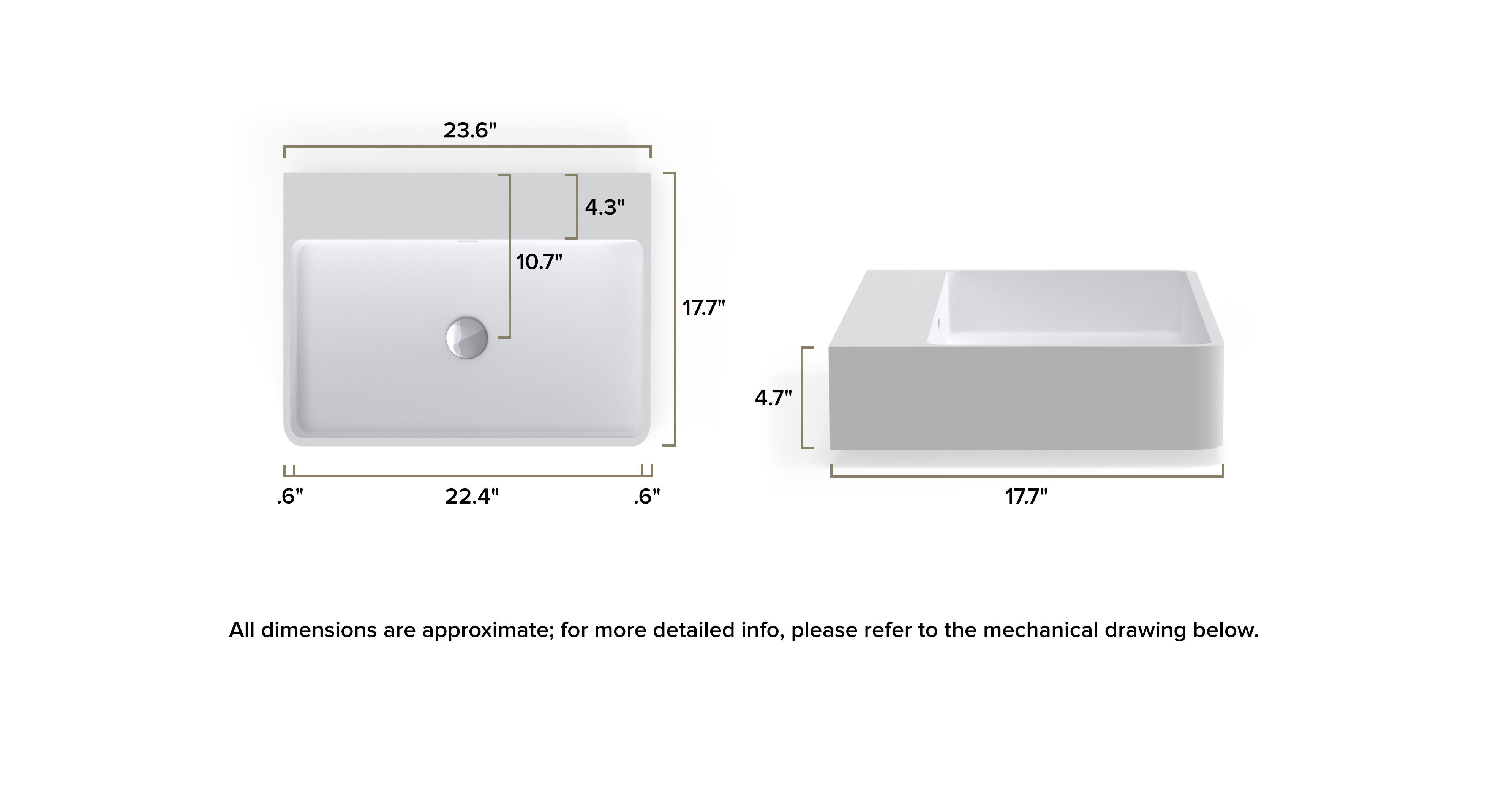 Wall Mounted Sink WT-01-M