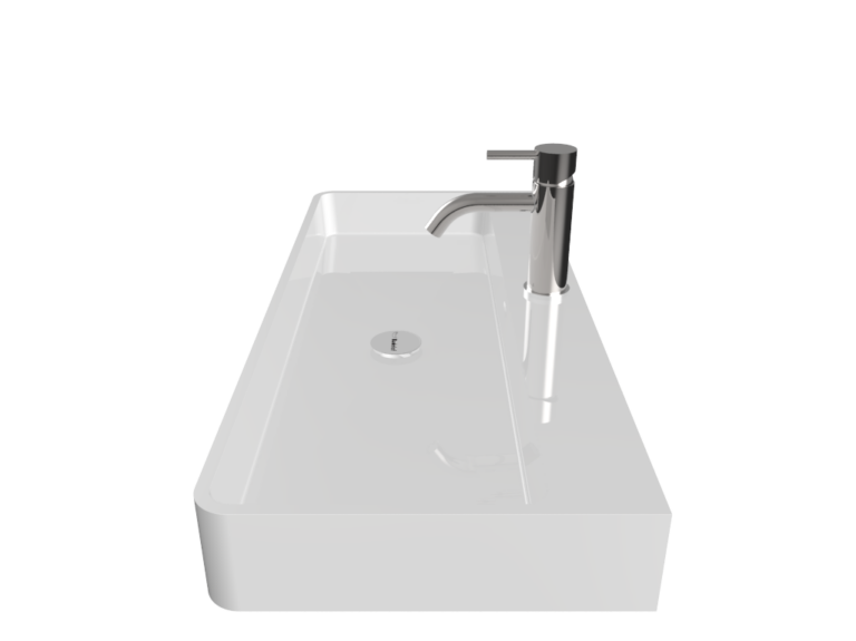 Wall Mounted Sink WT01XL Stone Resin Wall Mounted Sink by Badeloft