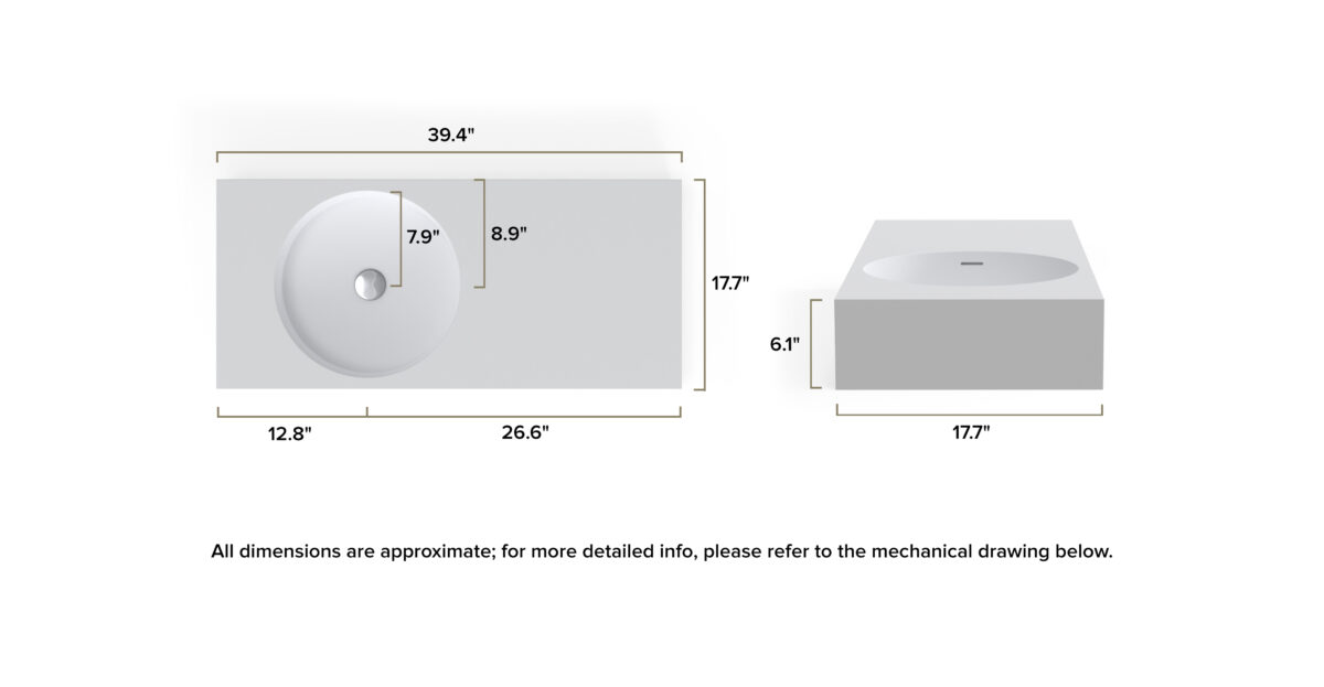 Wall Mounted Sink WT-02-A