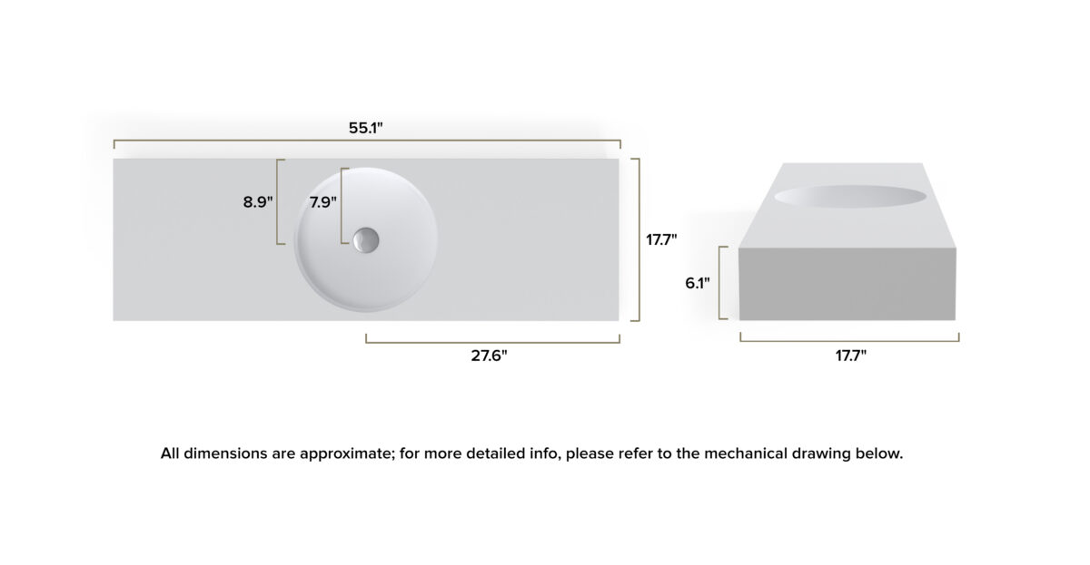 Wall Mounted Sink WT-02-C