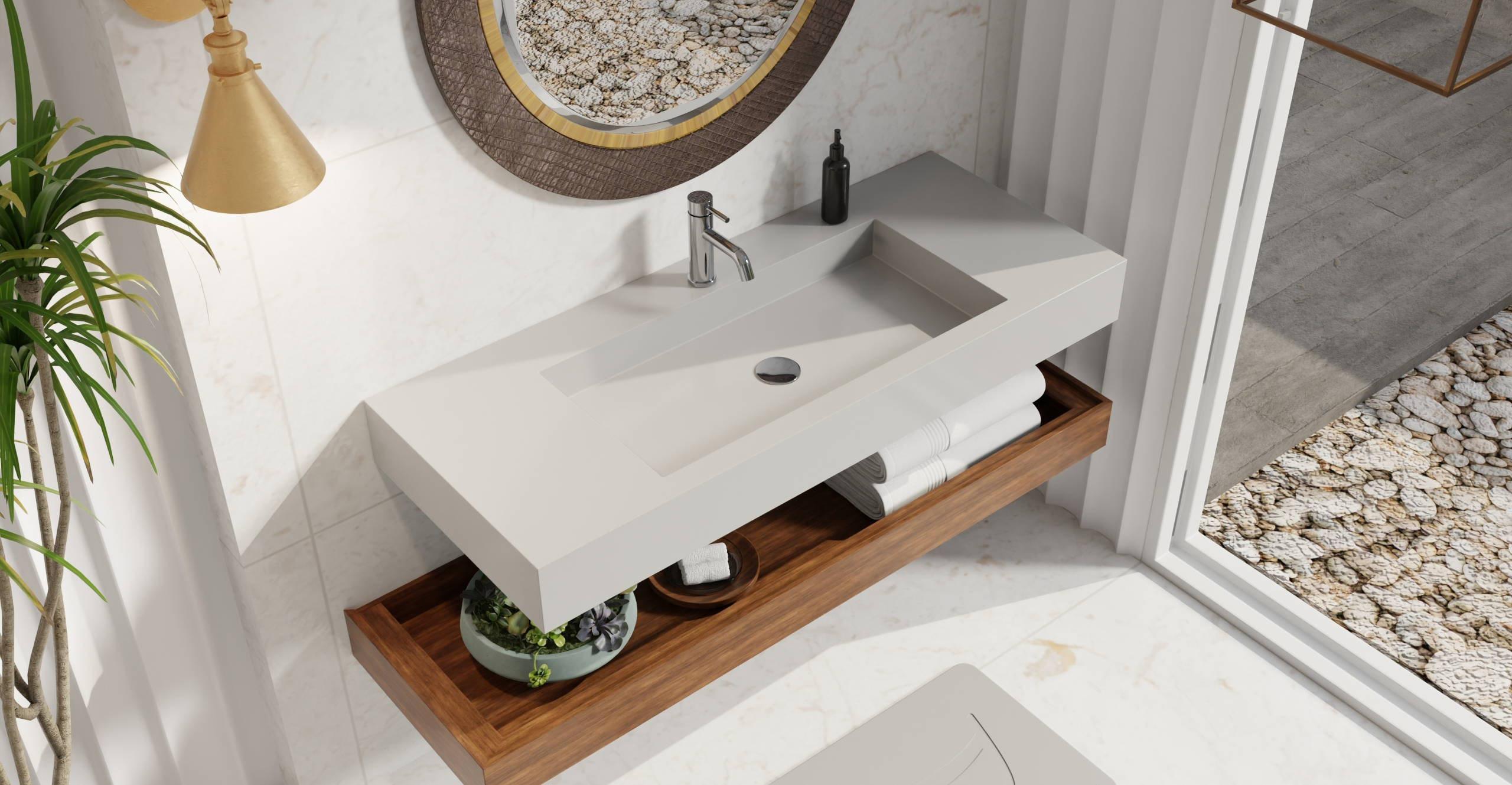Wall Mounted Sink WT-03