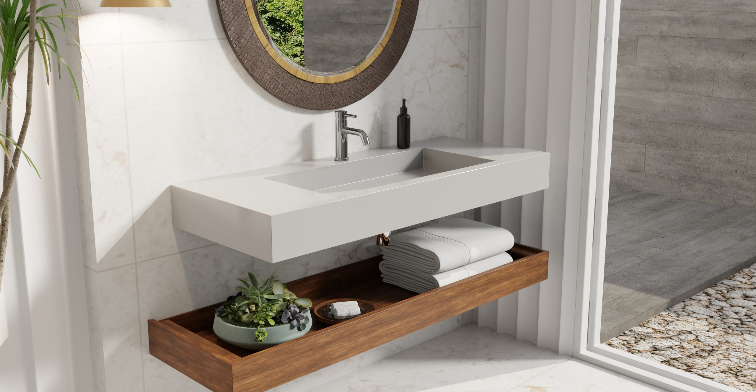 Wall Mounted Sink WT-03