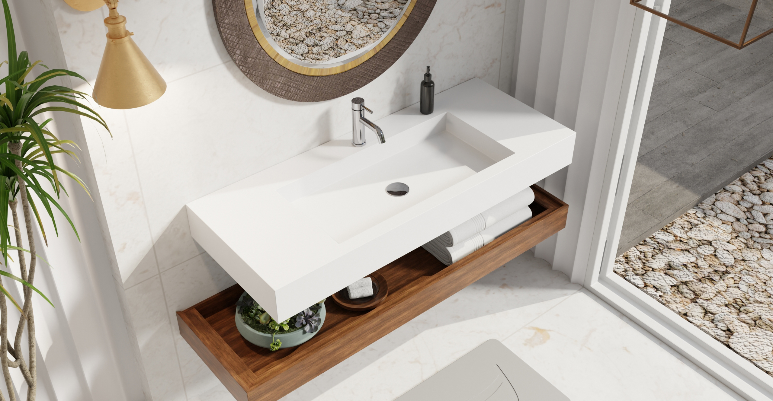 Wall Mounted Sink WT-03