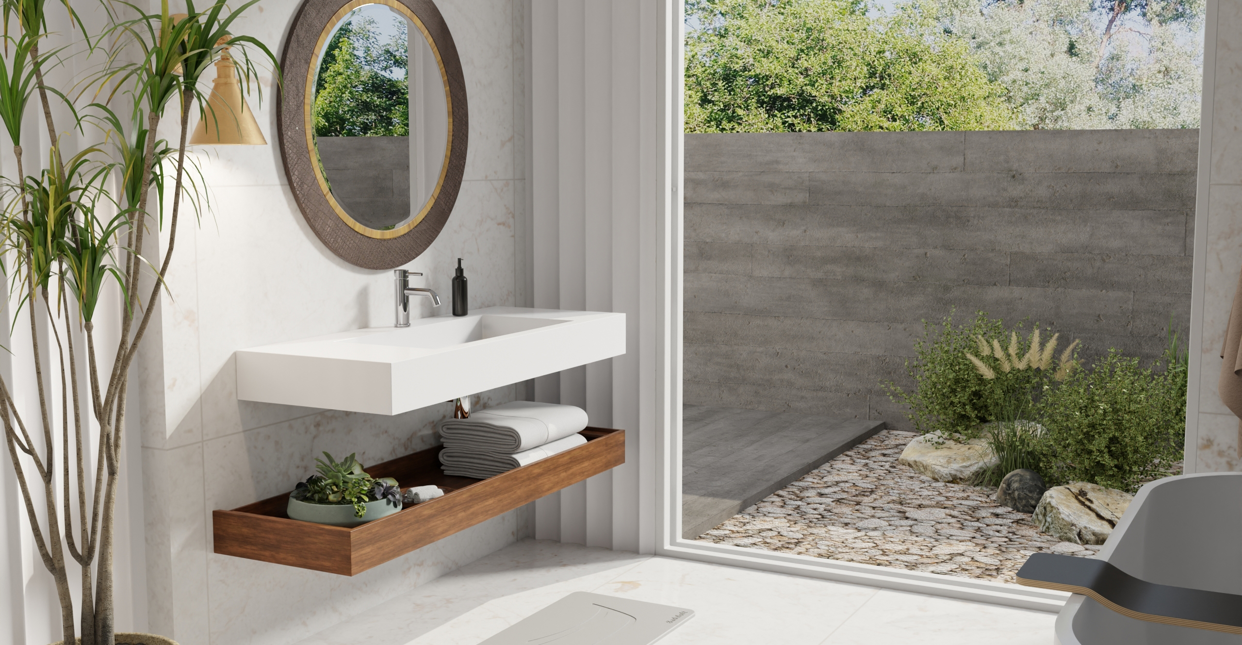 Wall Mounted Sink WT-03