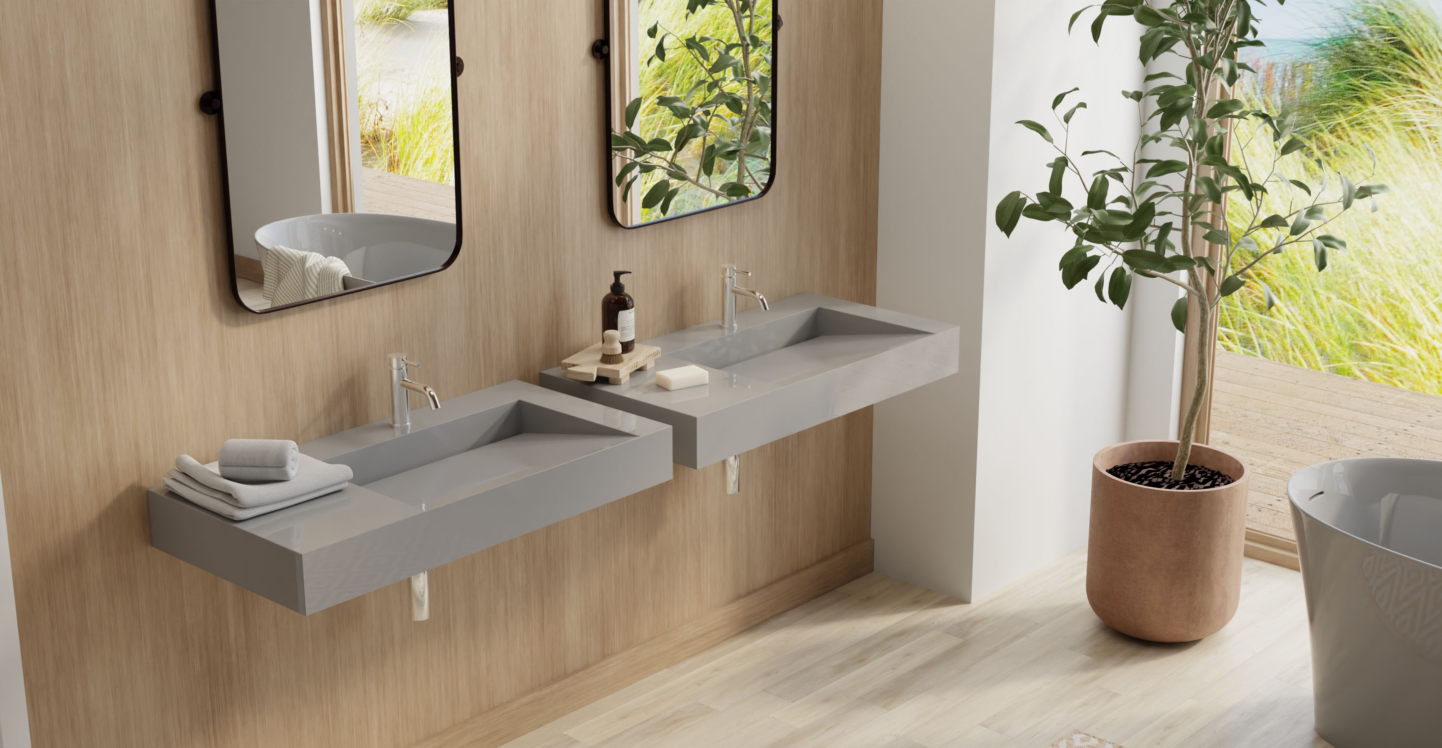 Wall Mounted Sink WT-04-B