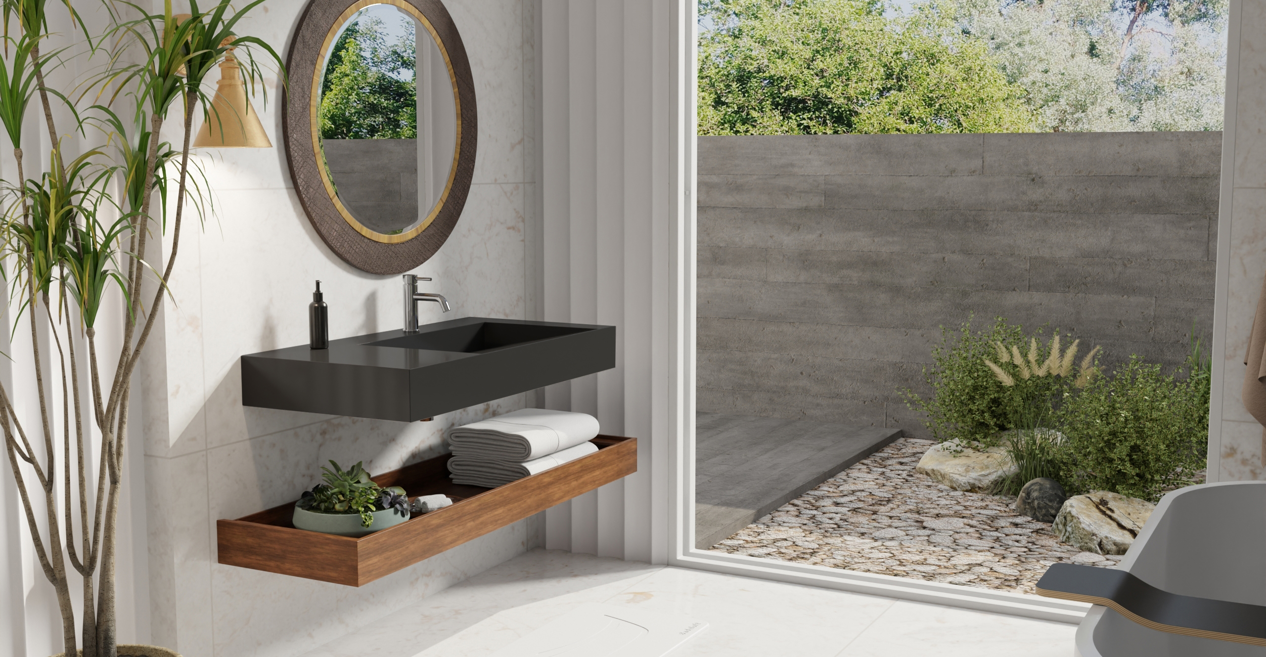 Wall Mounted Sink WT-04-B