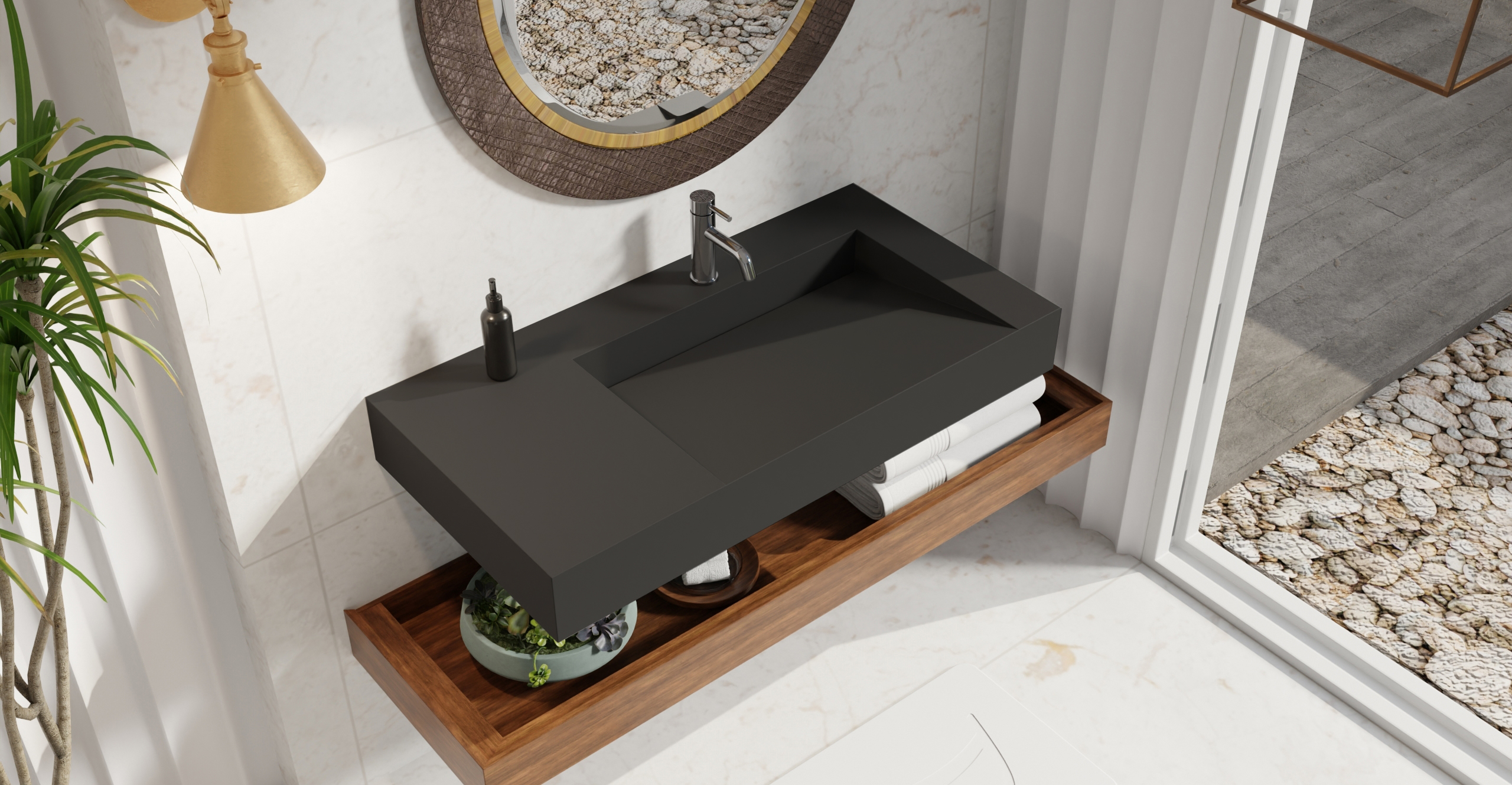 Wall Mounted Sink WT-04-B