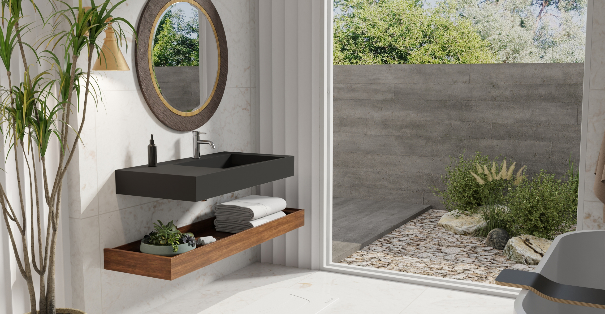 Wall Mounted Sink WT-04-B