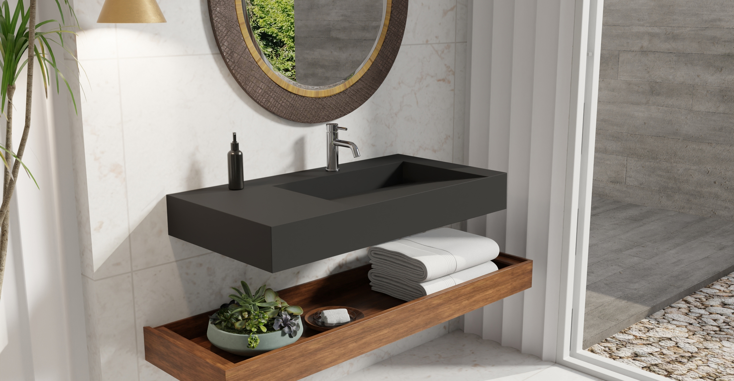 Wall Mounted Sink WT-04-B