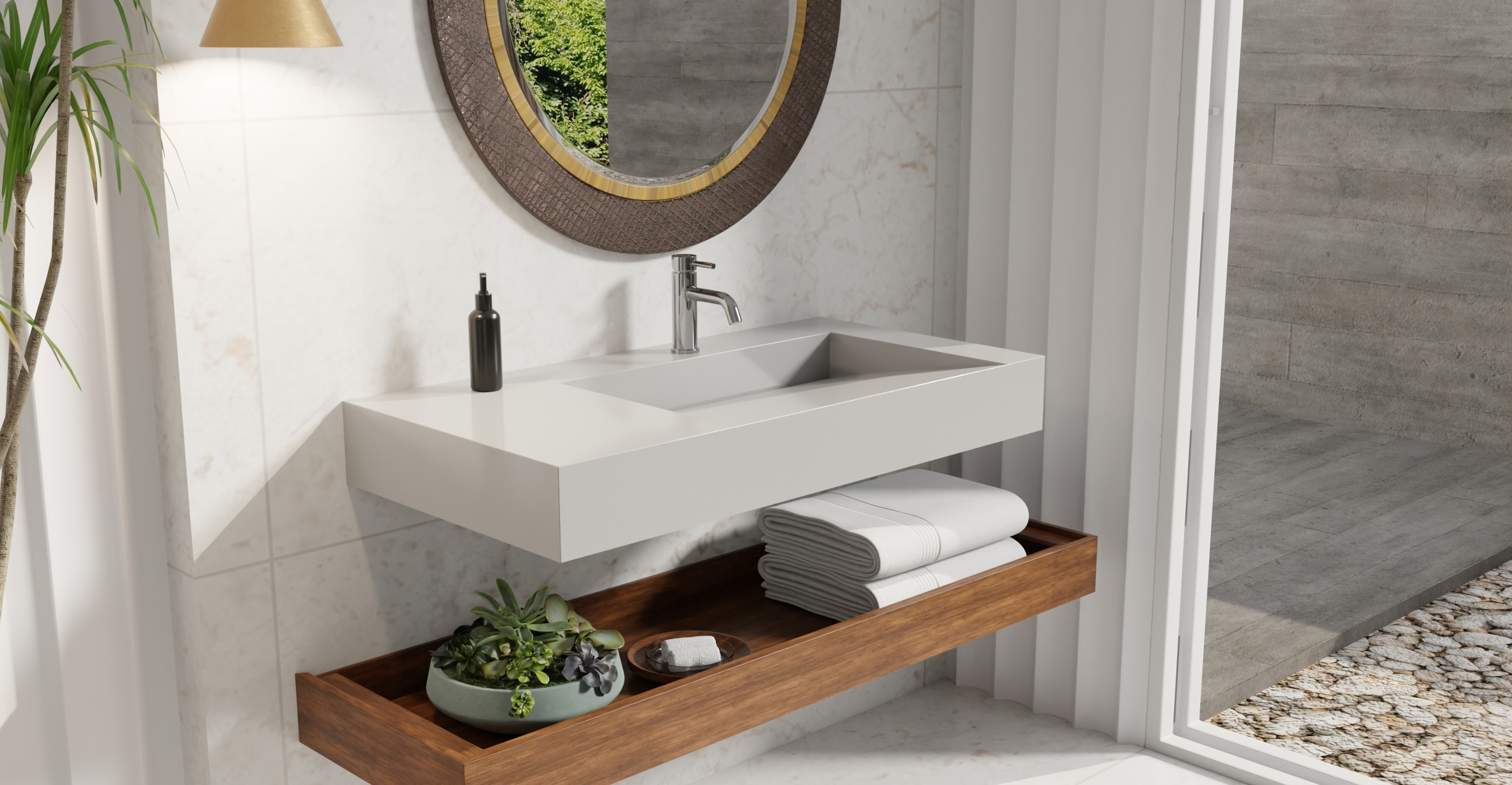 Wall Mounted Sink WT-04-B