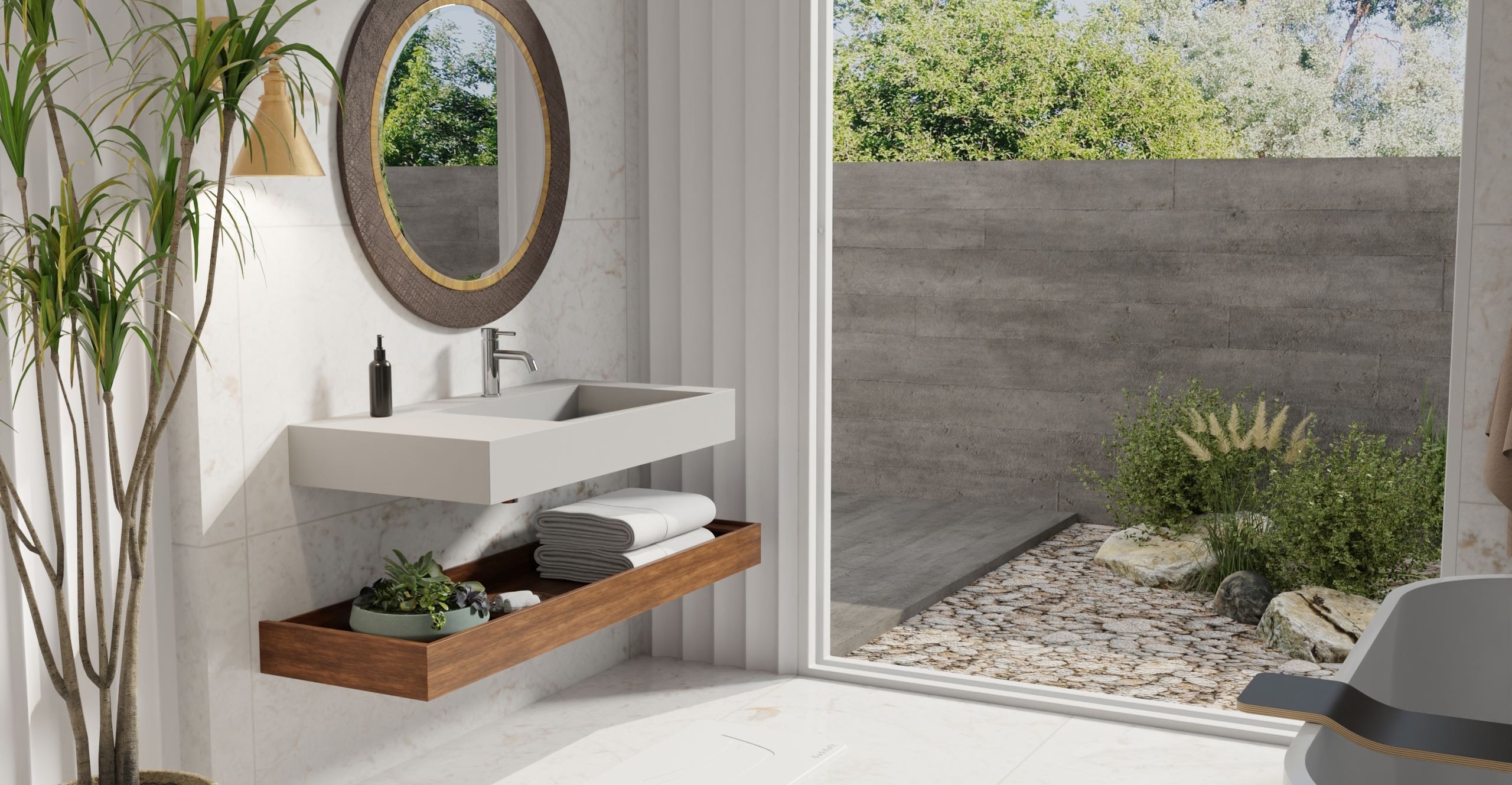 Wall Mounted Sink WT-04-B