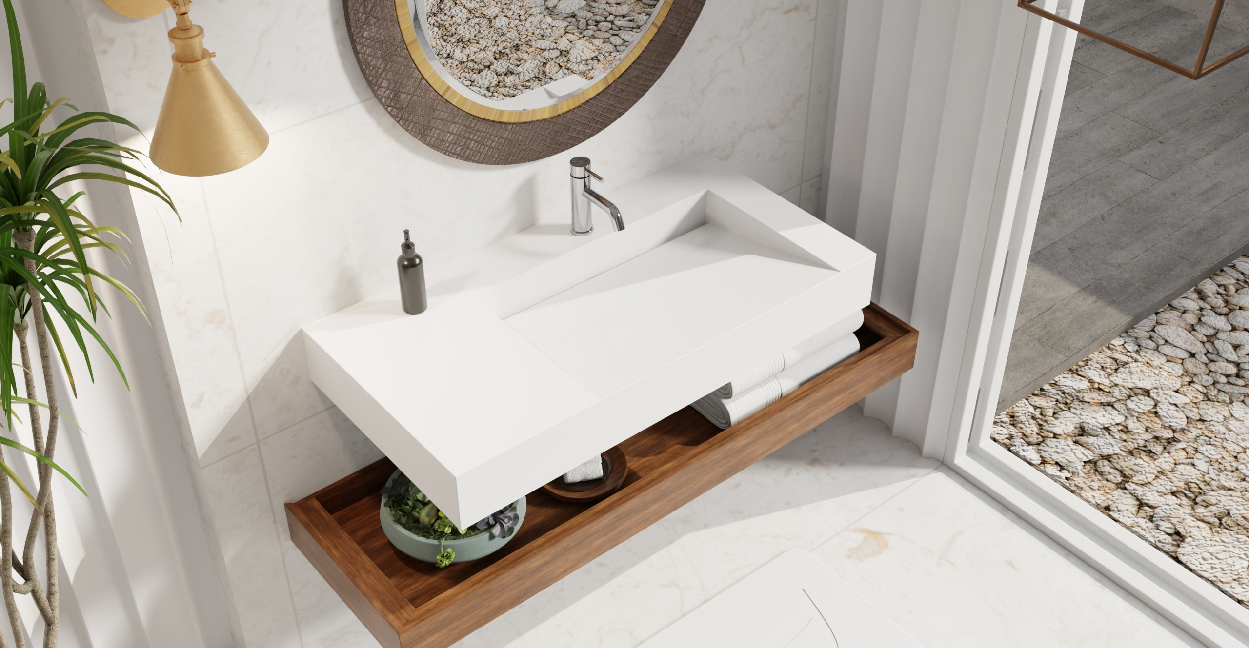 Wall Mounted Sink WT-04-B