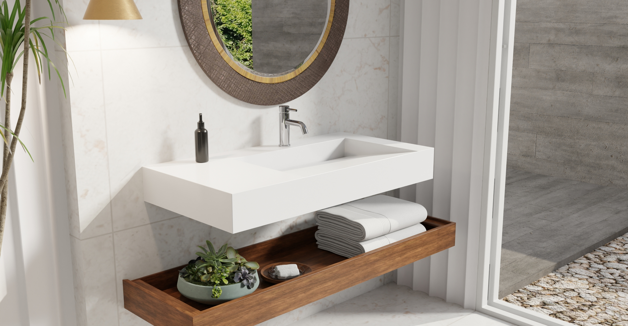 Wall Mounted Sink WT-04-B