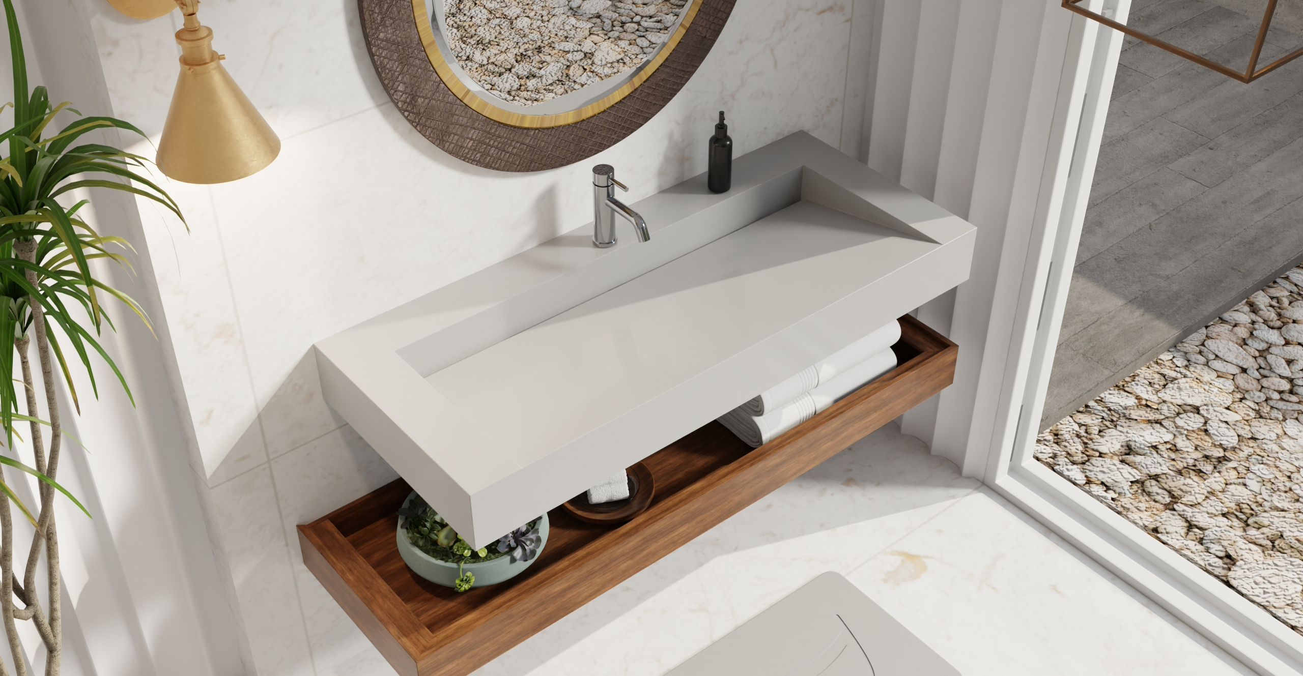 Wall Mounted Sink WT-04-C