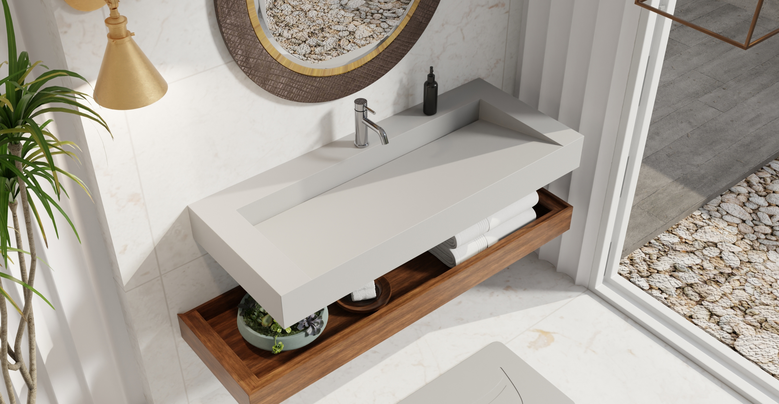 Wall Mounted Sink WT-04-C