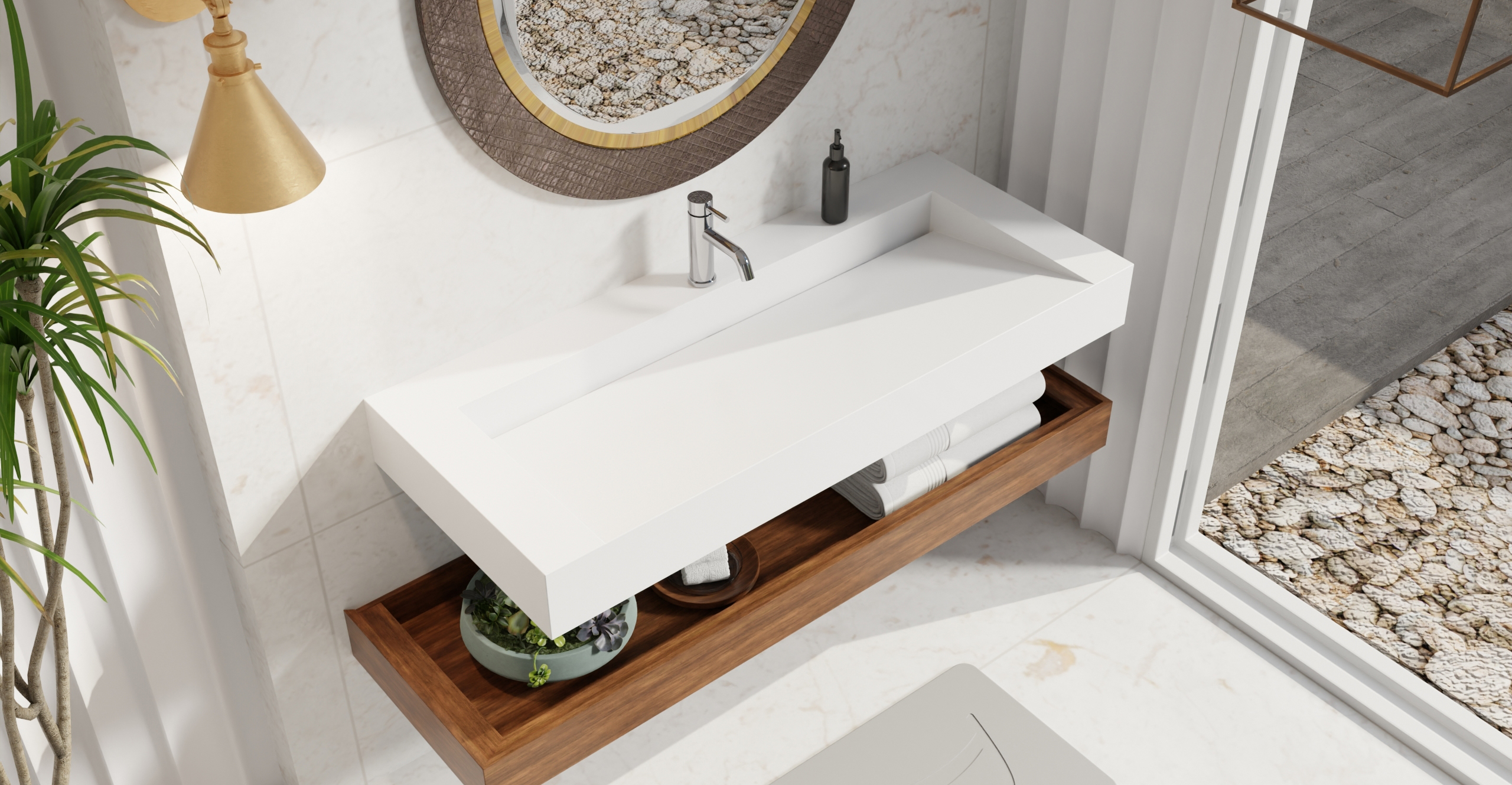 Wall Mounted Sink WT-04-C