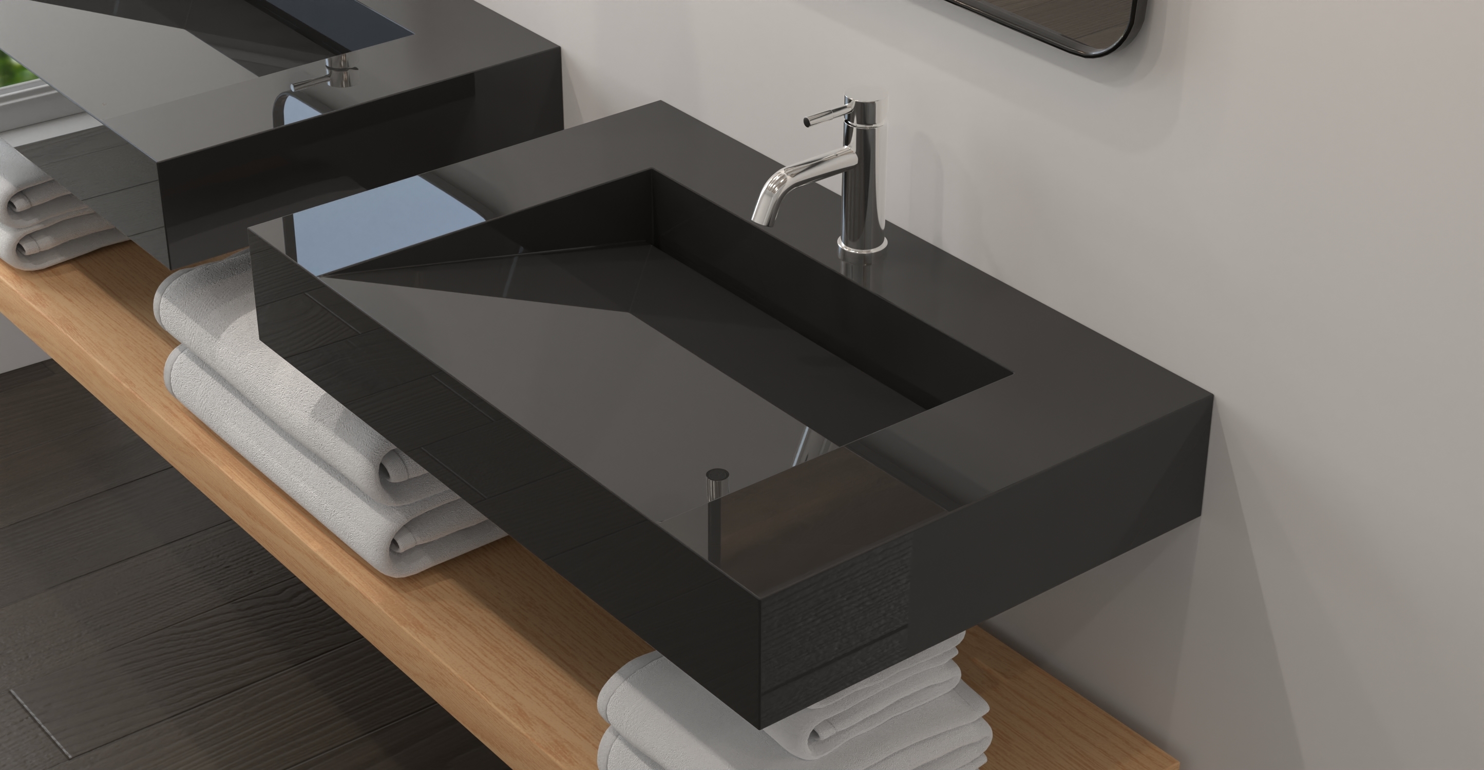 Wall Mounted Sink WT-04-D