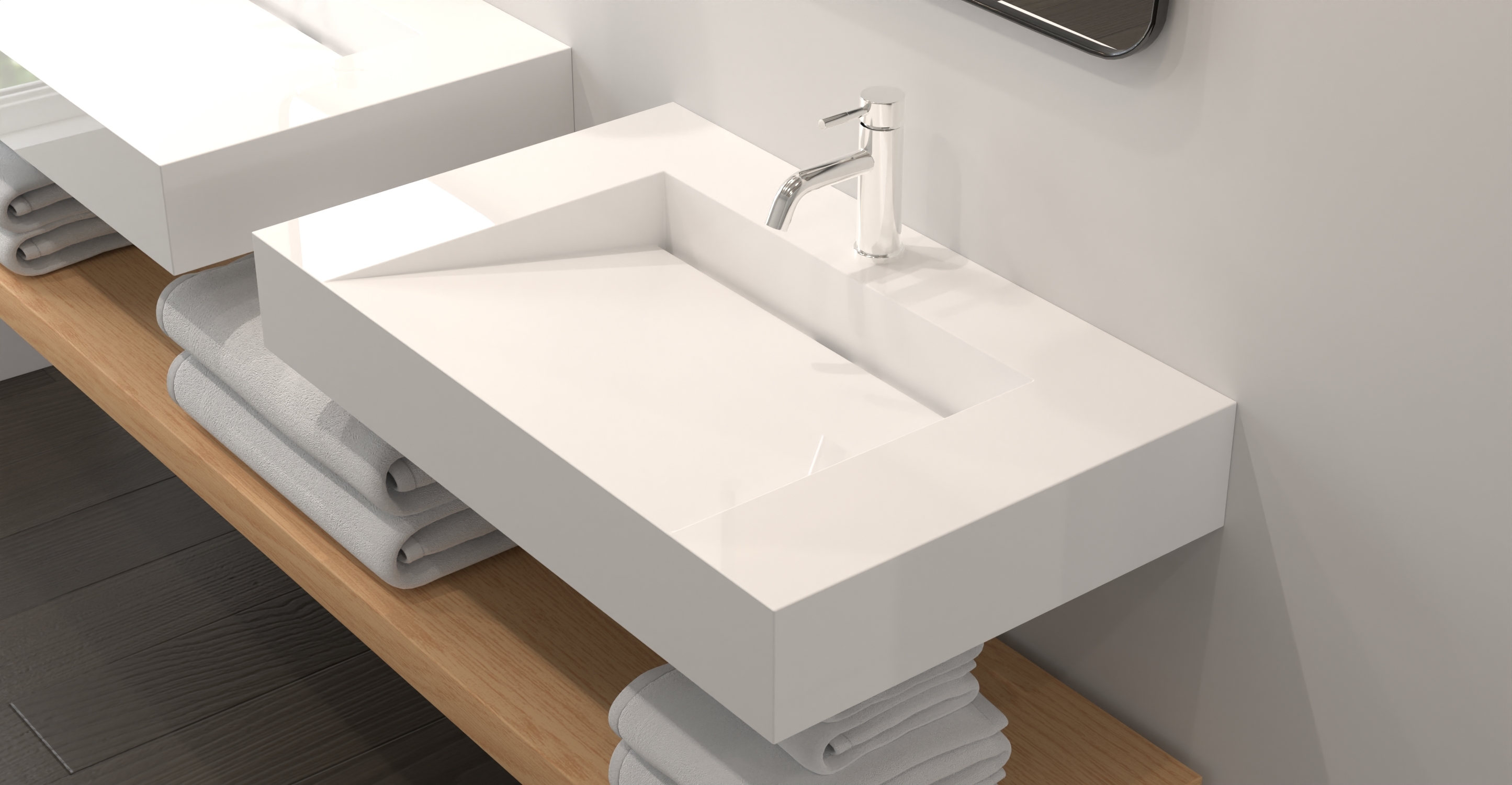 Wall Mounted Sink WT-04-D